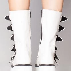 Demonia Mad World Sudden Death Platform Boots