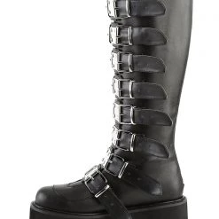 Demonia The Great Fantastic Obsession Multi Strapped Platform Boots