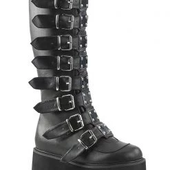 Demonia The Great Fantastic Obsession Multi Strapped Platform Boots