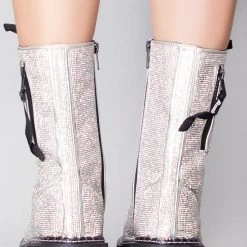 Demonia The Great Fantastic On The Rocks Platform Boots