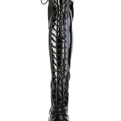 Demonia Dead Cell Thigh High Platform Boots Shoes