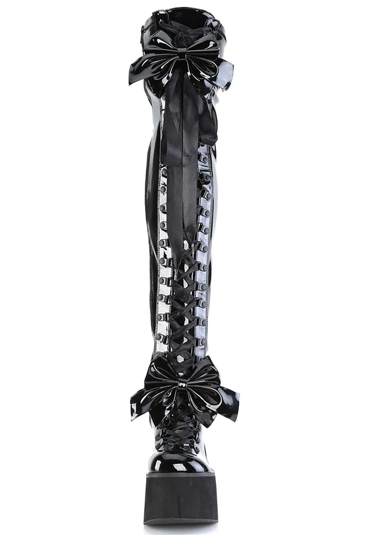 Demonia Maso-Kissed Platform Boots Shoes 7 Demonia Maso-Kissed Platform Boots Shoes