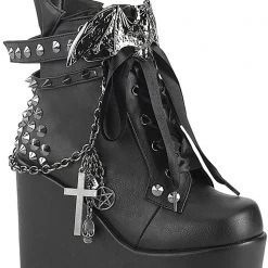 Demonia Fang Fatale Platform Heels