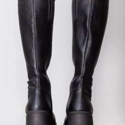 Demonia Total Blackout Platform Boots