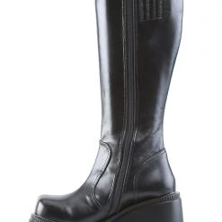 Demonia Total Blackout Platform Boots