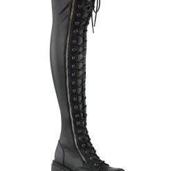 Demonia Dangerous Conviction Thigh-High Platform Boots The Great Fantastic