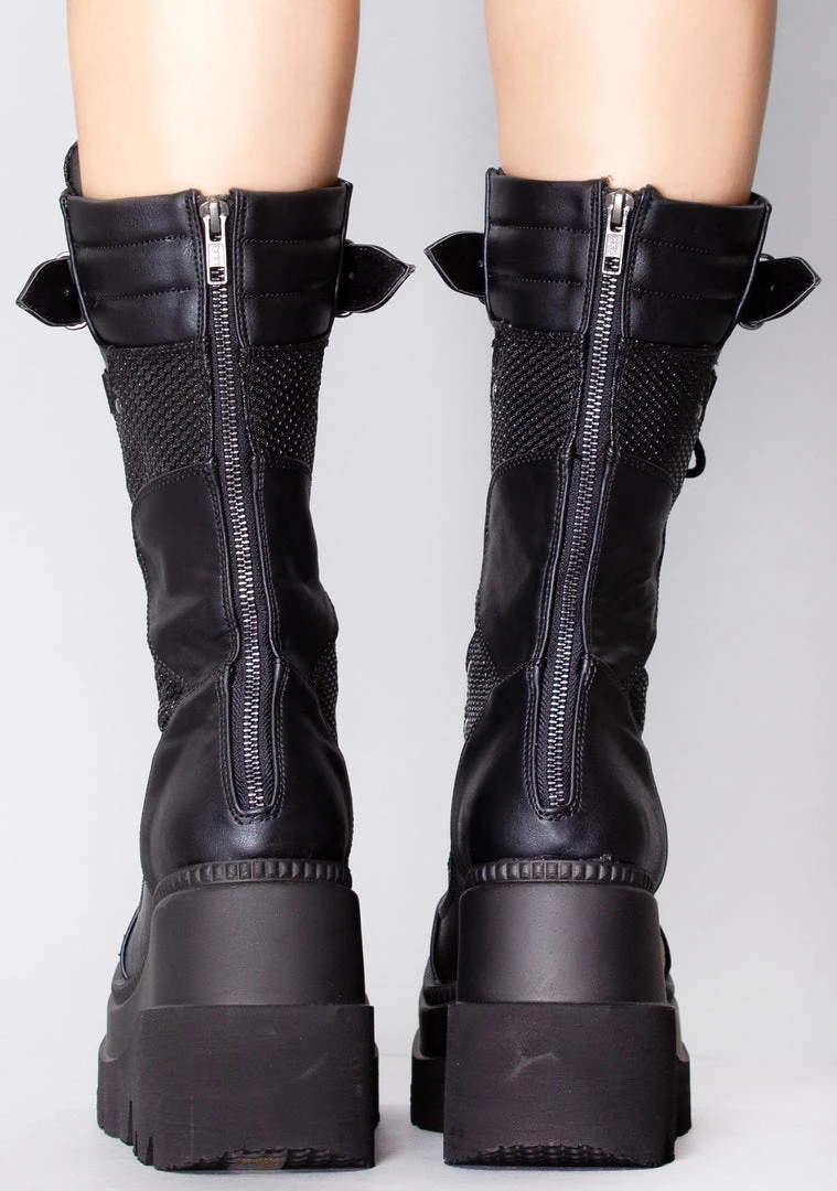 Demonia Disruptive Behavior Platform Boots Shoes 5 Demonia Disruptive Behavior Platform Boots Shoes