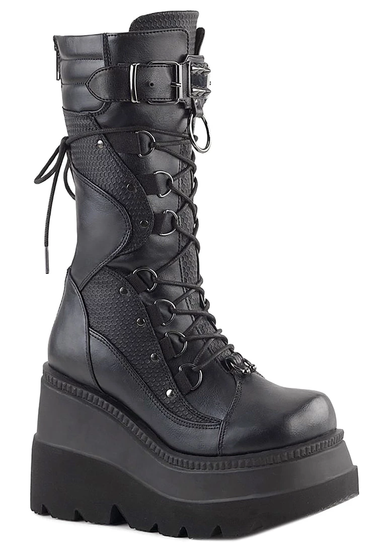 Demonia Disruptive Behavior Platform Boots Shoes 6 Demonia Disruptive Behavior Platform Boots Shoes