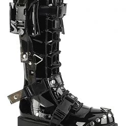 Demonia Breakdown Combat Platform Boots Shoes