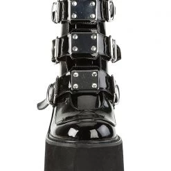 Demonia Dark Resistance Platform Boots