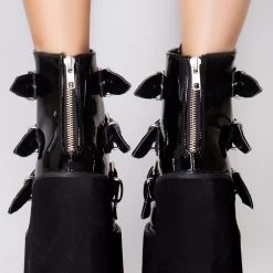 Demonia Dark Resistance Platform Boots