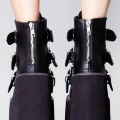 Demonia The Great Fantastic Derezzed Platform Boots