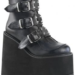 Demonia The Great Fantastic Derezzed Platform Boots