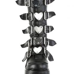 Demonia Black Heart Platform Boots Shoes
