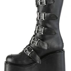 Demonia Black Heart Platform Boots Shoes