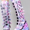 Demonia Mad World Galaxy Burst Platform Boots
