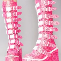 Demonia Sugar Rush UV Reactive Platform Boots
