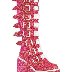 Demonia Sugar Rush UV Reactive Platform Boots
