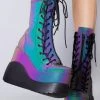 Demonia Mad World Aura Shift Platform Boots