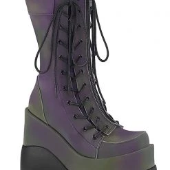 Demonia Mad World Aura Shift Platform Boots