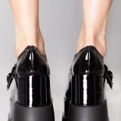 Demonia Kiss Of Death Platform Wedge Heel