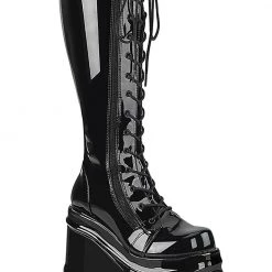 Demonia Dark Wave Platform Boots