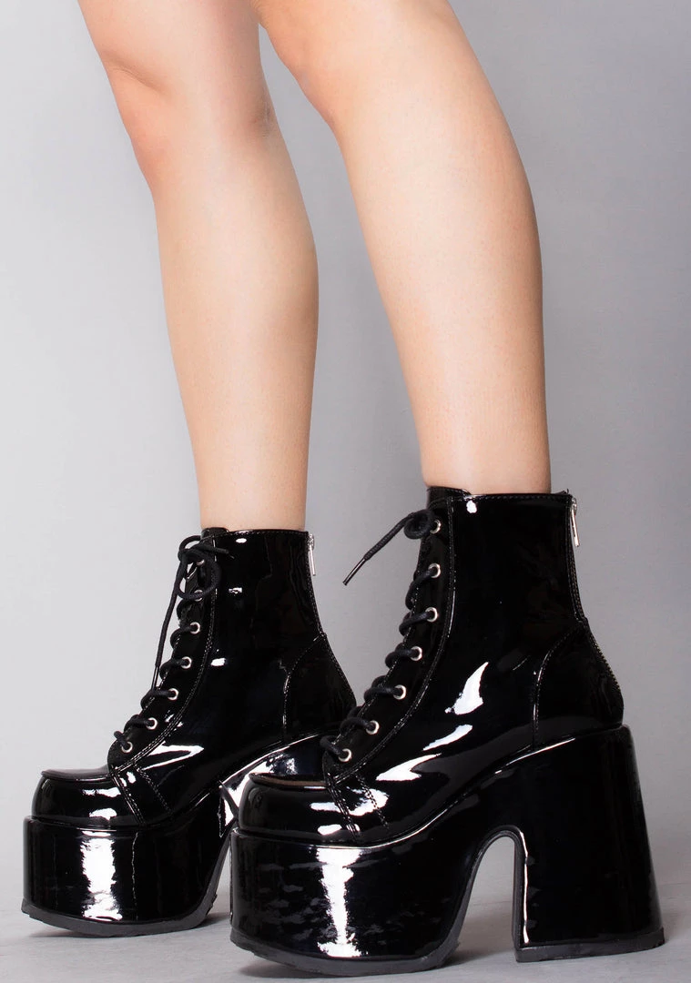 Demonia Raise Hell Platform Boots