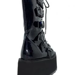 Demonia Shoes Necromancer Platform Boots