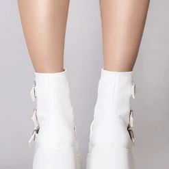 Demonia Heaven Can Wait Platform Boots