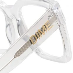 Dime Optics Anonymous Blue Light Glasses In Clear Crystal