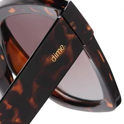 Dime Optics Anonymous Sunglasses In Tortoise/Brown Gradient The Great Fantastic