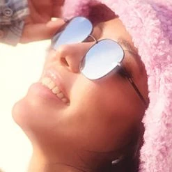 Dime Optics Avalon Sunglasses In Matte Black/Grey Mirror New