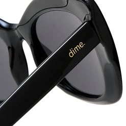 Dime Optics Beverly Sunglasses In Black/Grey The Great Fantastic
