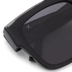 Dime Optics The Great Fantastic Brea Sunglasses In Black/Grey