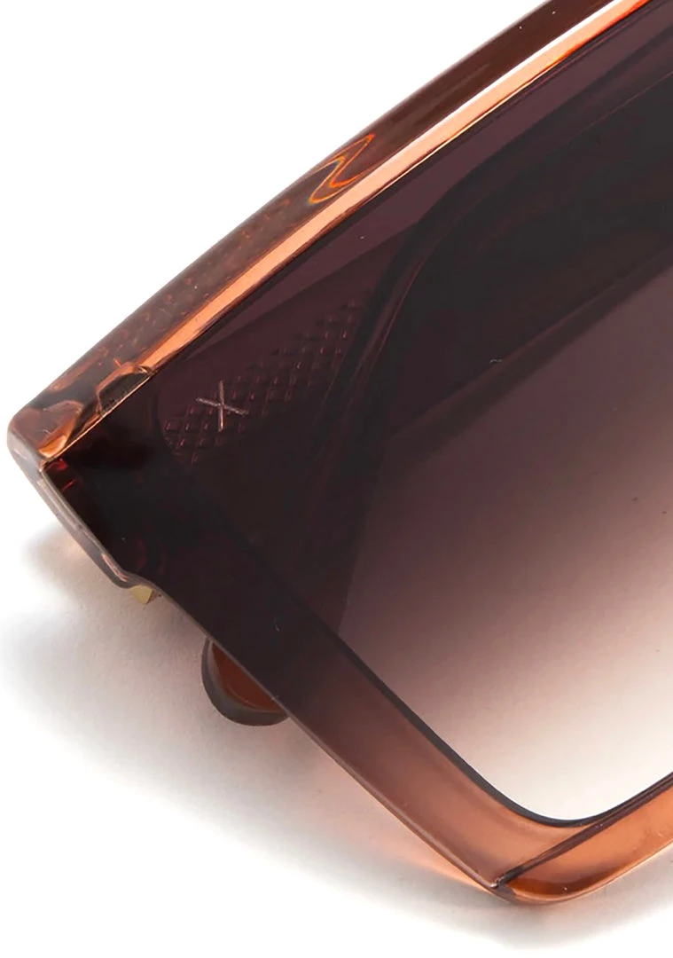 Dime Optics The Great Fantastic Unlocked Sunglasses In Taupe Crystal/Brown Gradient 5 Dime Optics The Great Fantastic Unlocked Sunglasses In Taupe Crystal/Brown Gradient