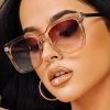 Dime Optics X Becky G 333 Sunglasses In Vintage Crystal/Sienna Gradient New