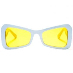 Dime Optics X Kali Uchis Kali Sunglasses In Light Blue/Yellow World Tour