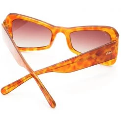 Dime Optics X Kali Uchis Kali Sunglasses In Sunset Tortoise/Brown