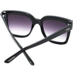 Dime Optics X Les Do Makeup EPTX Sunglasses In Black/Grey Gradient New