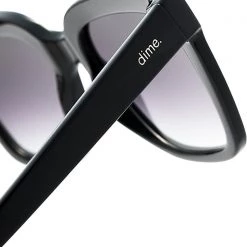 Dime Optics X Les Do Makeup EPTX Sunglasses In Black/Grey Gradient New