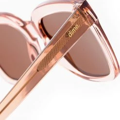 Dime Optics X Les Do Makeup EPTX Sunglasses In Vintage Crystal/Brown 15 Dime Optics X Les Do Makeup EPTX Sunglasses In Vintage Crystal/Brown