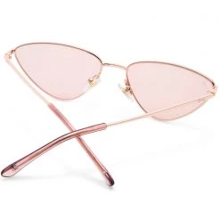 Dime Optics World Tour X Lala Kent Lilly Sunglasses In Rose Gold/Cotton Candy Pink