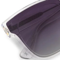 Dime Optics New X Sssniperwolf 001 Sunglasses In Clear/Grey Gradient