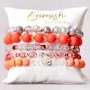 Erimish Orange Pop Bracelet Stack World Tour