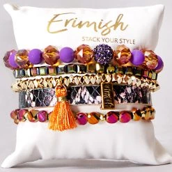 Erimish World Tour Sunset Sky Bracelet Stack