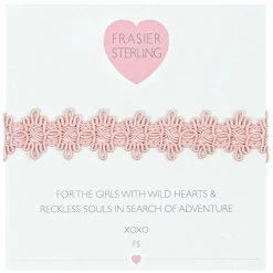 Fraiser Sterling Accessories Zeppelin Choker In Pink