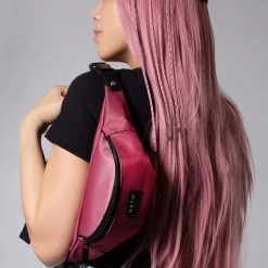 HXTN Supply Prime One Bum Bag In Burgundy Bags