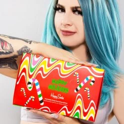 Happy Socks Psychedelic Candy Cane Socks Gift Box Set The Great Fantastic