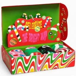 Happy Socks Psychedelic Candy Cane Socks Gift Box Set The Great Fantastic