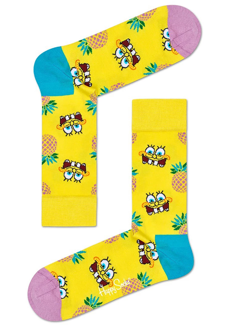 Happy Socks The Great Fantastic X Spongebob 6PK Socks Gift Set 5 Happy Socks The Great Fantastic X Spongebob 6PK Socks Gift Set